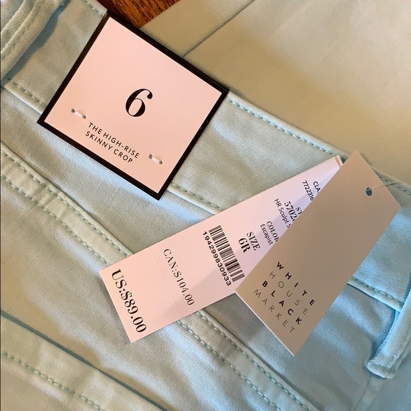 WHBM Skinny crop in escapist - Picture 7 of 7